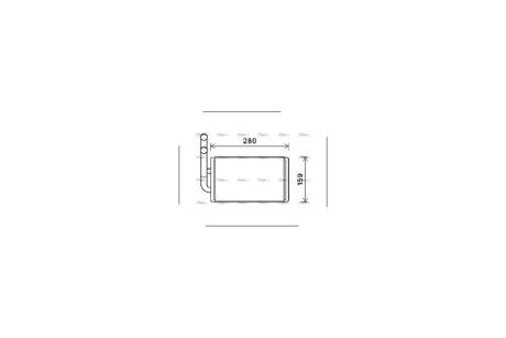 Радиатор отопителя салона Chevrolet Captiva, Opel Antara 06> AVA AVA COOLING OL6570