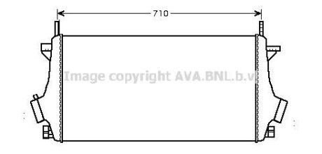 Інтеркулер Opel Insignia (09-) AVA AVA COOLING 'OLA4476