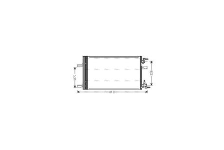 Радиатор кондиционера Chevrolet Cruze Orlando 09> AVA AVA COOLING OLA5499D