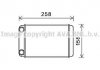 Радиатор отопителя Opel Astra J (10-), Zafira C (11-) AVA AVA COOLING 'OLA6677 (фото 1)