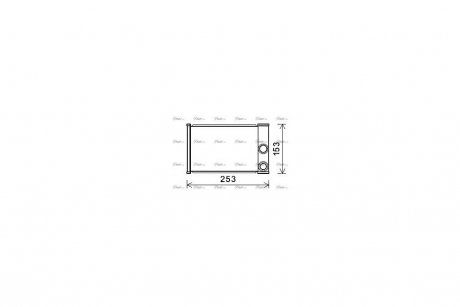 Радиатор отопителя салона Chevrolet Cruze, Orlando, Malibu, Opel Insignia, Meriva AVA COOLING OLA6680