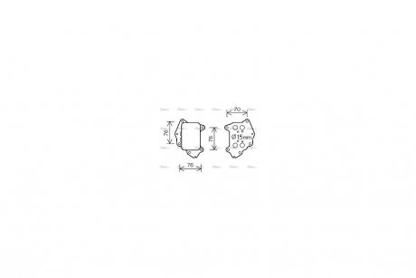 Радиатор масляный AVA AVA COOLING PE3396