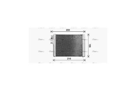 Радиатор отопителя салона Peugeot 308 (14-) (PE6429) AVA AVA COOLING 'PE6429