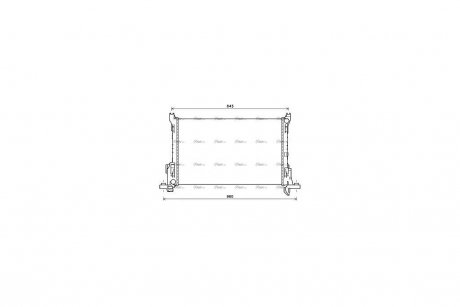 Радиатор охлаждения двигателя AVA AVA COOLING RT2625