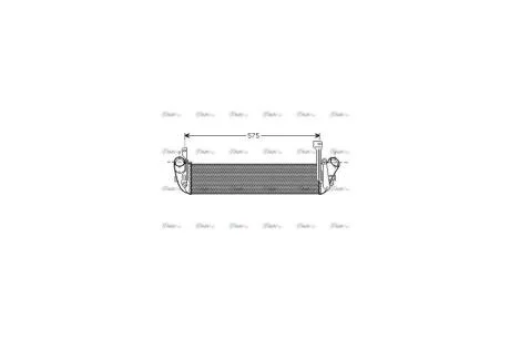 Интеркулер Renault Kangoo 1.5 DCI 01>08 MT AVA AVA COOLING RT4346