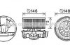 Вентилятор отопителя салона Renault Clio III AVA COOLING RT8576 (фото 2)