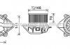Вентилятор обігрівача салону Renault Master Opel Movano 1,9D 2,2D 2,5D 2,8D 01> AC+ AVA AVA COOLING RT8577 (фото 2)