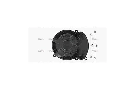 Вентилятор обігрівача Renault Megane IV (15-) (RT8671) AVA AVA COOLING 'RT8671