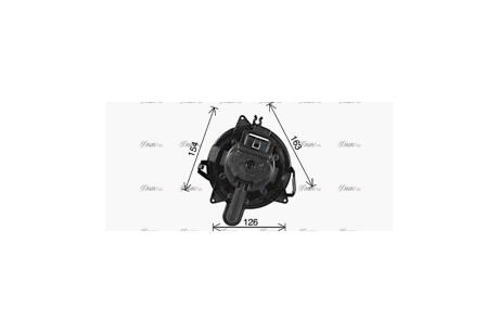 Вентилятор отопителя салона Renault Capture (13-), Clio (13-) AVA AVA COOLING 'RT8676