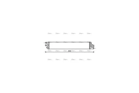 Радиатор охлаждения EGR Renault Master III (10-) 2.3 DCi (RTA2559) AVA AVA COOLING 'RTA2559