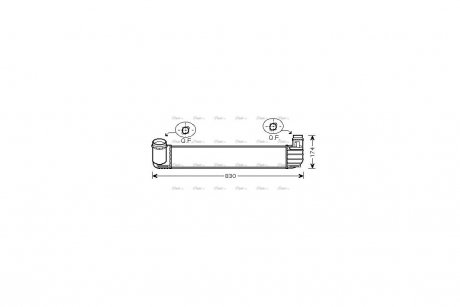 Интеркулер AVA AVA COOLING RTA4411