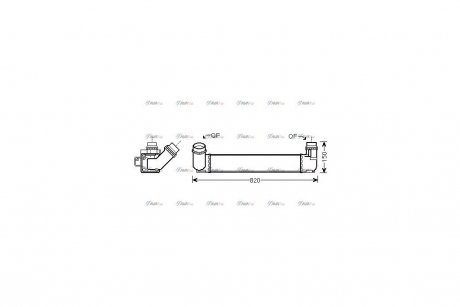 Интеркулер AVA AVA COOLING RTA4412