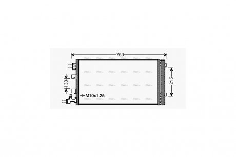 Радиатор кондиционера AVA AVA COOLING RTA5449D
