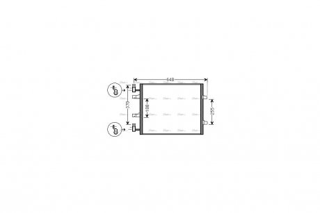 Радиатор кондиционера AVA AVA COOLING RTA5459