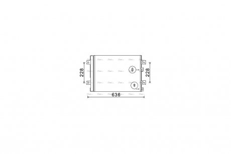 Радиатор кондиционера AVA AVA COOLING RTA5467D