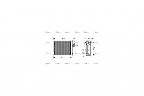 Радиатор отопителя салона Renault Duster 1,5DCI 10>, Logan Sandero 1,4-1,6i 1,5DCI AVA AVA COOLING RTA6398