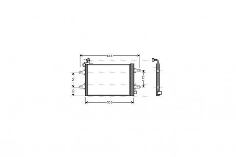 Радиатор кондиционера AVA AVA COOLING SAA5007D