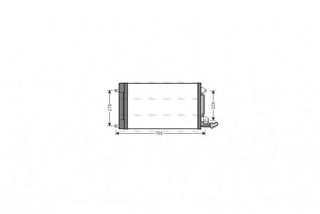 Радиатор кондиционера AVA AVA COOLING STA5038D