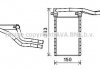 Радіатор опалювача (с/без кондиціонера) Suzuki SX4 1,6i 06> Swift III 05> / Swift IV 10> AVA COOLING SZA6146 (фото 2)