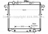 Радиатор охлаждения двигателя AVA AVA COOLING TO2329 (фото 2)