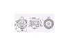 Вентилятор отопителя салона Toyota Land Cruiser Prado 120 (02-) (TO8743) AVA AVA COOLING 'TO8743 (фото 1)
