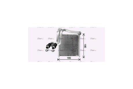 Радіатор обігрівача салону VW Jetta 10> AVA AVA COOLING VN6438