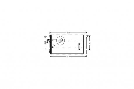 Радиатор кондиционера AVA AVA COOLING VNA5244D