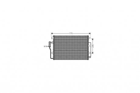 Радиатор кондиционера AVA AVA COOLING VNA5277D