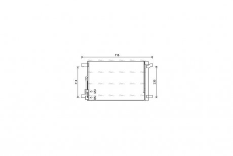 Радиатор кондиционера AVA AVA COOLING VNA5335D