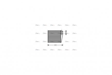 Радиатор отопителя салона Skoda Octavia II, VW Passat B6 2.0FSI AVA AVA COOLING VNA6229