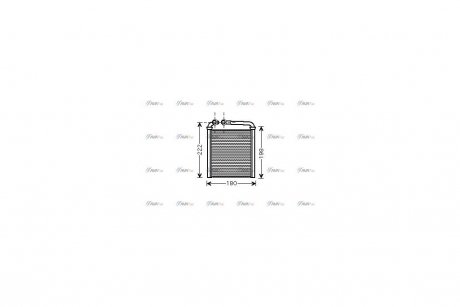 Радиатор отопителя салона Skoda Superb 1,4 1,8TSI 2,0TDI 08> / VW Passat 1,8TSI 2,0TDI 07>10 LHD Denso ver. AVA COOLING VNA6256