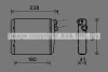 Радиатор отопителя салона Volvo S60 (10-), S80 (06-), XC60 (08-),XC70 (07-)/Range Rover Evoque (11-) AVA AVA COOLING 'VOA6163 (фото 1)