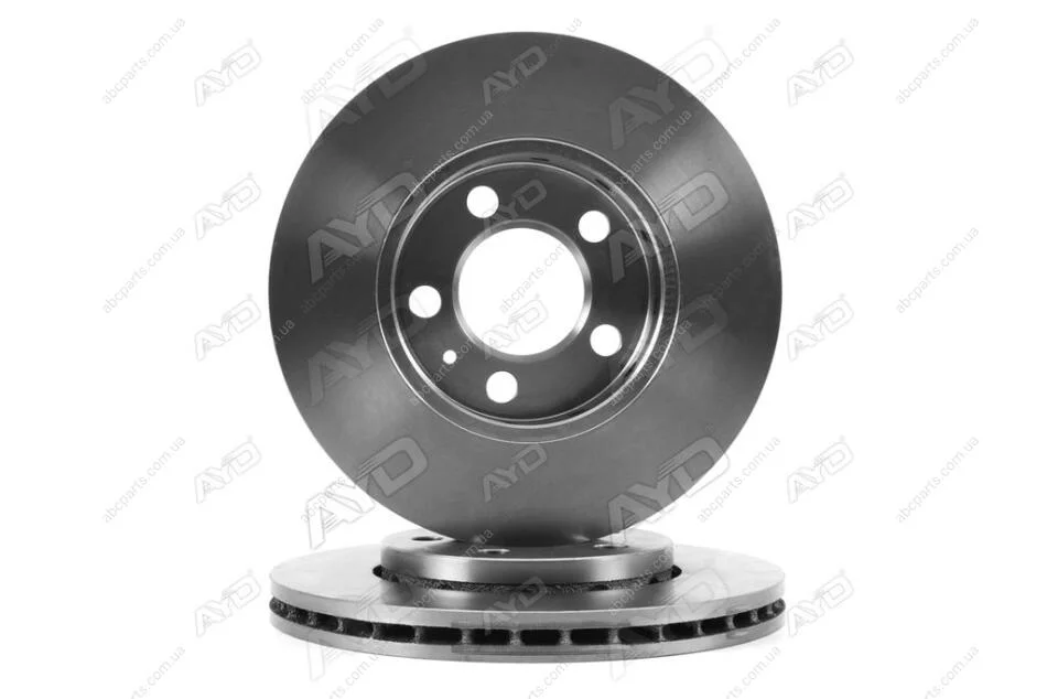 Диск гальмівний передній (кратно 2) (D=255.8mm) VW GOLF (97-), SKODA OCTAVIA (-10), FABIA (06-) AYD 10-50153 (фото 1)