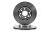 Диск тормозной передний (кратно 2) (D=257.4mm) OPEL CORSA D,E (06-,14-), FIAT PUNTO (09-,12-) AYD 10-50160 (фото 1)