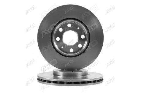Диск гальмівний передній (кратно 2) (D=257.4mm) OPEL CORSA D,E (06-,14-), FIAT PUNTO (09-,12-) AYD 10-50160