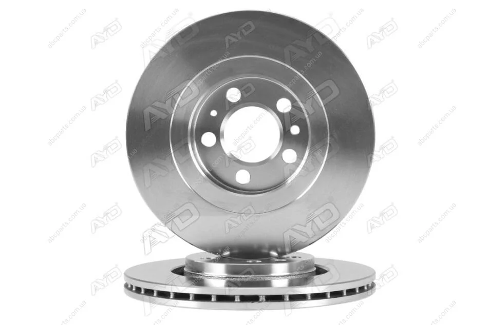 Диск гальмівний передній (кратно 2) (D=280mm) SKODA OCTAVIA (-07), FABIA (14-), VW GOLF (-05) AYD 10-50172 (фото 1)