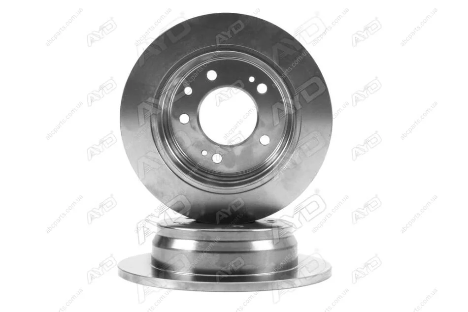 Диск тормозной задний (кратно 2) (D=262mm) HYUNDAI TUCSON (JM) (04-), I30 (07-), IX35 (09-), KIA CEED (06-), SPORTAGE (09-) AYD 10-50173 (фото 1)