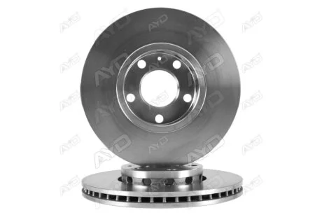 Диск гальмівний передній (кратно 2) (D=288mm) AUDI A4 (95-), A6 (97-05), SKODA SUPERB (02-08)/VW PASSAT (96-05) AYD 10-50187