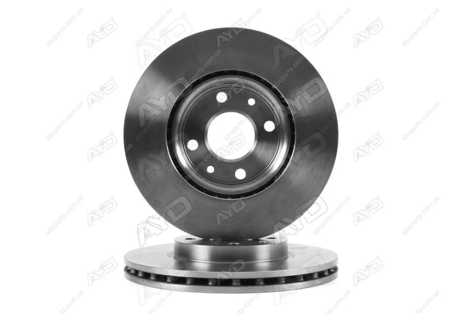 Диск гальмівний передній (кратно 2) (D=257mm) FIAT PANDA (12-), QUBO (08-), 500 (09-), LINEA (06-), CITROEN NEMO (08-) AYD 10-50192 (фото 1)
