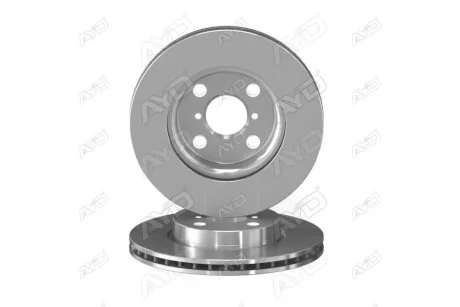 Диск гальмівний передній (кратно 2) (D=258mm) TOYOTA YARIS (05-,10-), DAIHATSU CHARADE (10-) AYD 10-50202