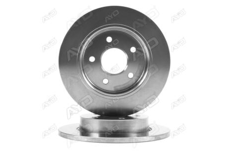 Диск гальмівний задній (кратно 2) (D=204.7mm) FORD FOCUS C-MAX (07-), FOCUS II (05-), MAZDA 3 (BK) (-09) AYD 10-50207
