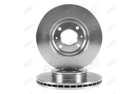 Диск гальмівний передній (кратно 2) (D=256mm) KIA RIO (05-)/HYUNDAI ACCENT (05-12), i20 (08-) AYD 10-50219