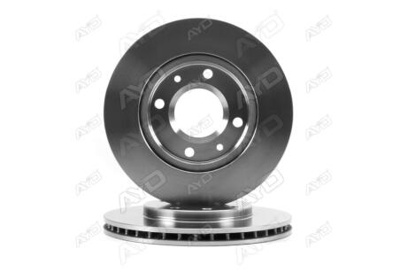 Диск гальмівний передній (кратно 2) (D= 247.5mm) PEUGEOT 106, 205, 206, 306, CITROEN XSARA (-05) AYD 10-50220