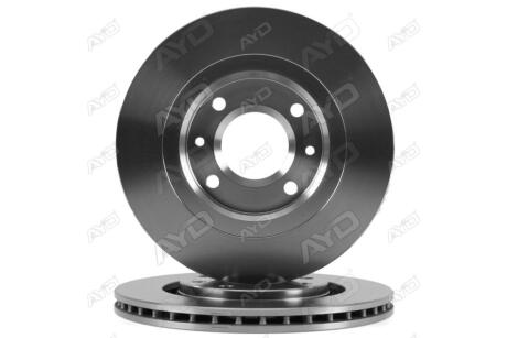 Диск гальмівний передній (кратно 2) (D=266mm) PEUGEOT 206, 306, 405, CITROEN XSARA, BERLINGO (-11) AYD 10-50230