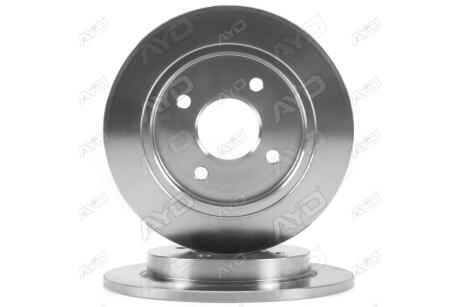 Диск гальмівний задній (кратно 2) (D= 252.75mm) FORD FIESTA VI седан (04/10-), FOCUS (07-) AYD 10-50237