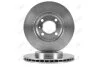 Диск гальмівний передній (кратно 2) (D=255.6mm) VW GOLF II, III,IV, CADDY II (9K9B) (-04), PASSAT B2,B3,B4, SEAT TOLEDO (-99) AYD 10-50265 (фото 1)