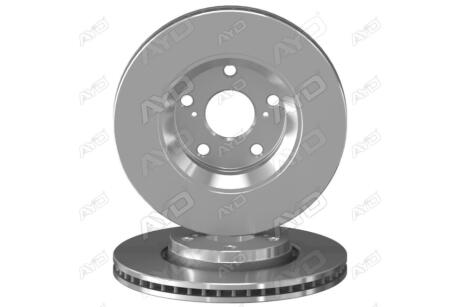 Диск гальмівний передній (кратно 2) (D= 295mm) TOYOTA AVENSIS (09-), AURIS (12-) AYD 10-50281