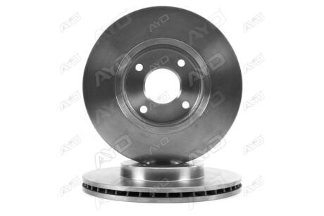 Диск гальмівний передній (кратно 2) (D= 278mm) FORD B-MAX Van (JK) (10/12-), FIESTA VI (08-) AYD 10-50304