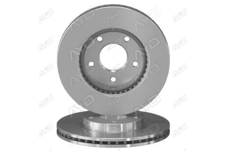 Диск гальмівний передній (кратно 2) (D=279.65mm) NISSAN JUKE (F15) (10-), TIIDA (10-) AYD 10-50316