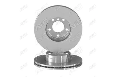 Диск гальмівний передній (кратно 2) (D=324mm) BMW 5 (E60,E61) (01-10), 6 (E63) (07-10) AYD 10-50367